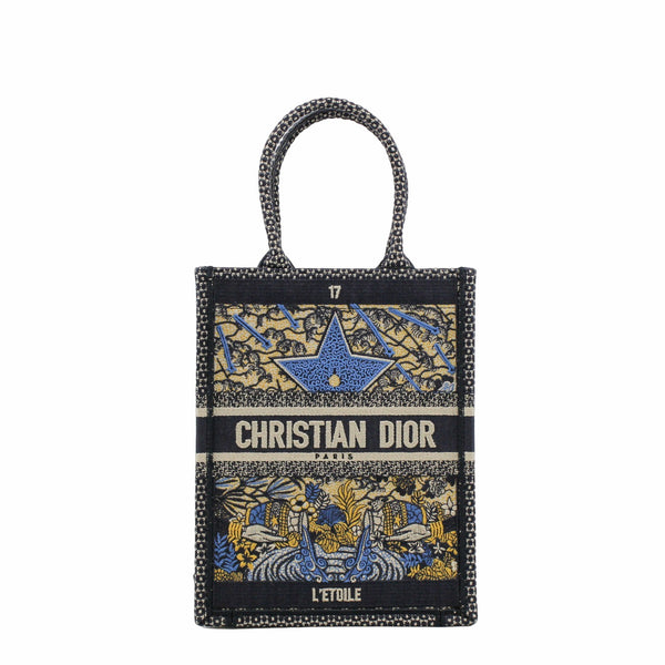 Dior Authenticated Book Tote Vertical Handbag