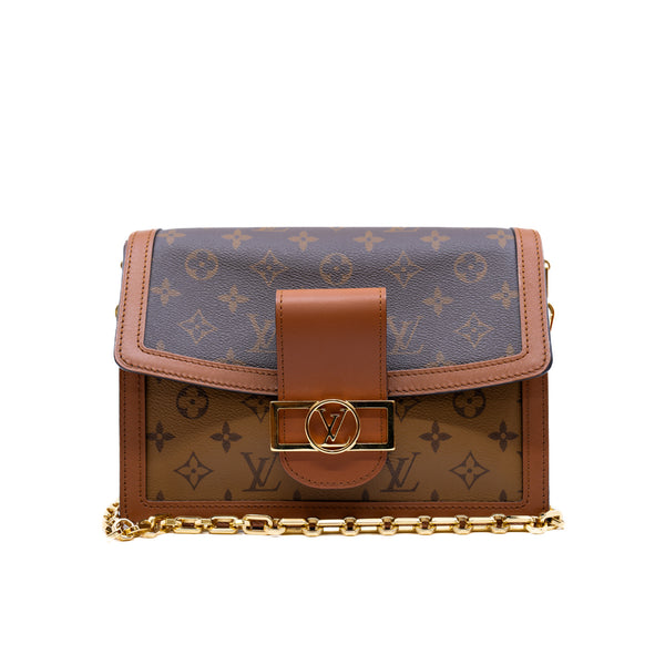 Louis Vuitton Dauphine MM Monogram Canvas GHW