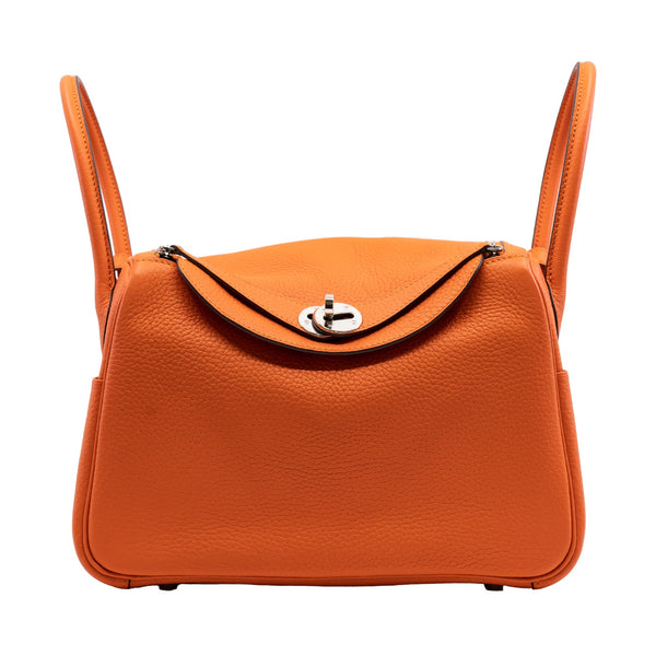 Hermes Lindy 26 Clemence Etoupe SHW Stamp Y