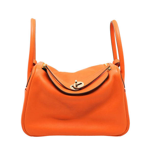 Hermes Lindy 30 Bag CC17 Ficelle Swift And Canvas SHW