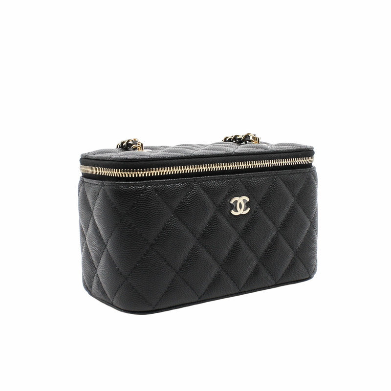 ORDER Chanel mini vanity case with pearl chain