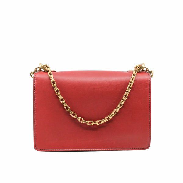 alma large patent leather red ghw – L'UXE LINK