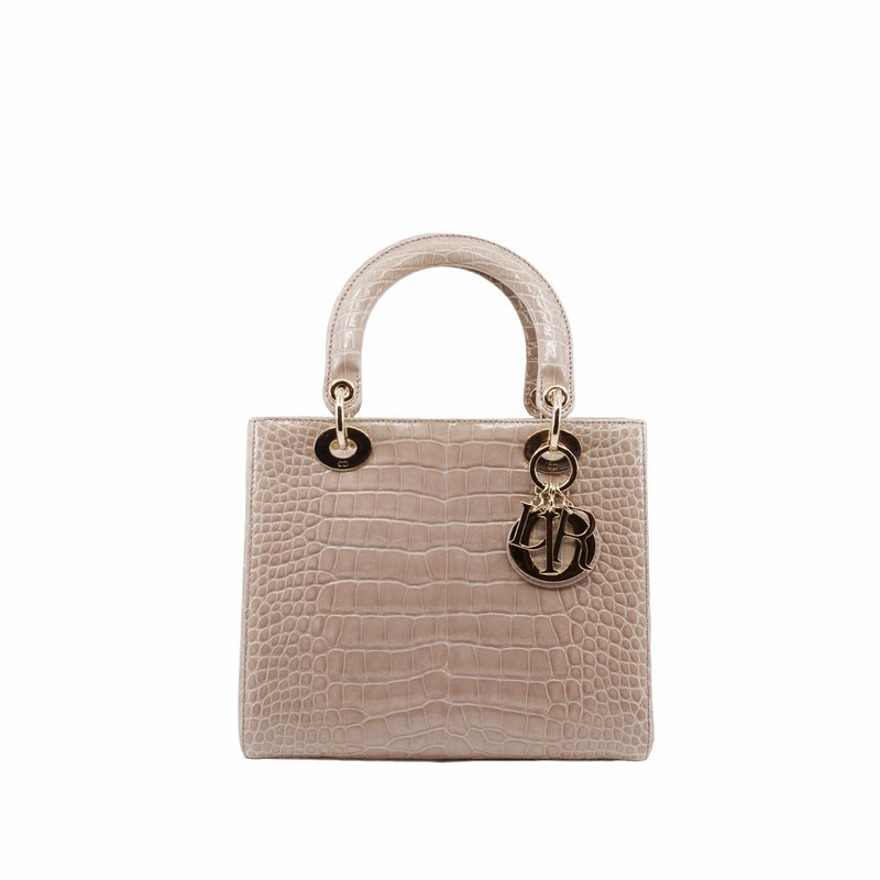 Túi Medium Lady Dior Bag Natural Cannage Raffia 24CM best quality