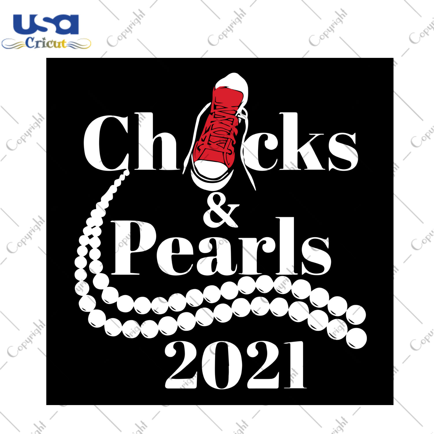 red chucks and pearls