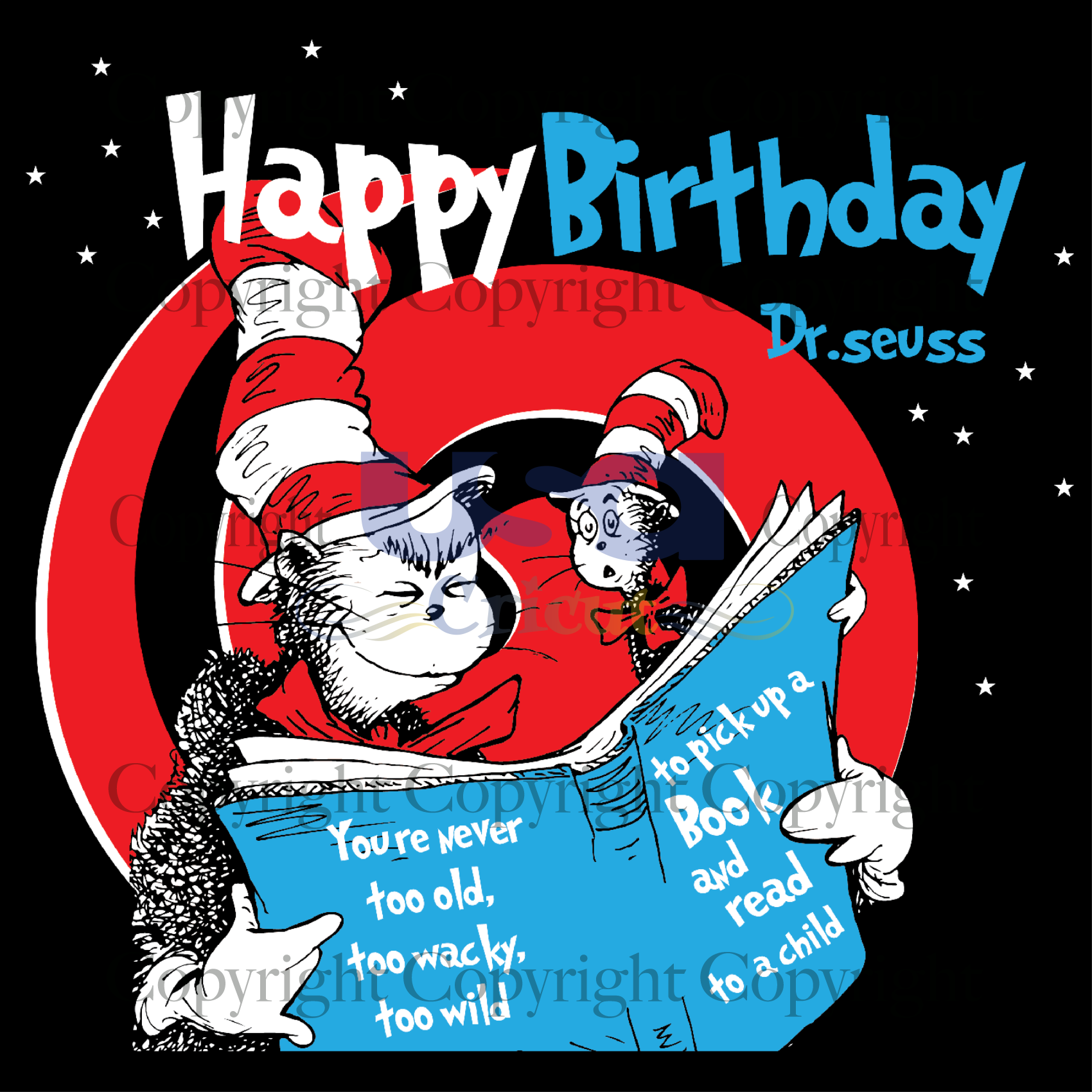 Download Happy Birthday Dr Seuss Dr Seuss Svg Happy Birthday Svg Svg Files Usa Cricut