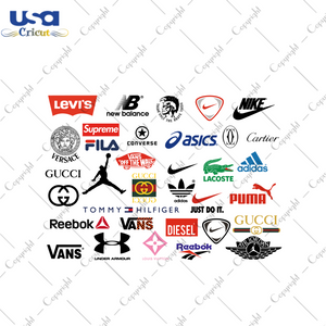 Logo Brand Trending Now Famous logo brands svg cricut sublimation file ...