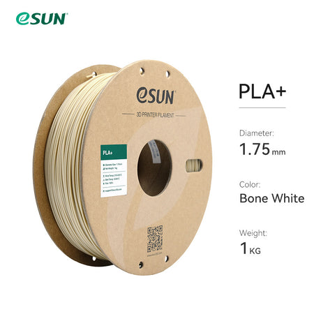 Esun Filament Satiné eSILK-PLA eSun 1,75mm Blanc 1kg