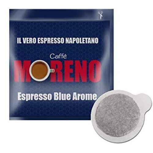 CAFFÈ MORENO - BLUE AROME - Box 150 DOSETTES ESE44 7g