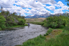 tenkara fishing open creeks with a long tenkara rod