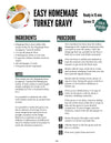 Easy No Fail Holiday Meals Cookbook