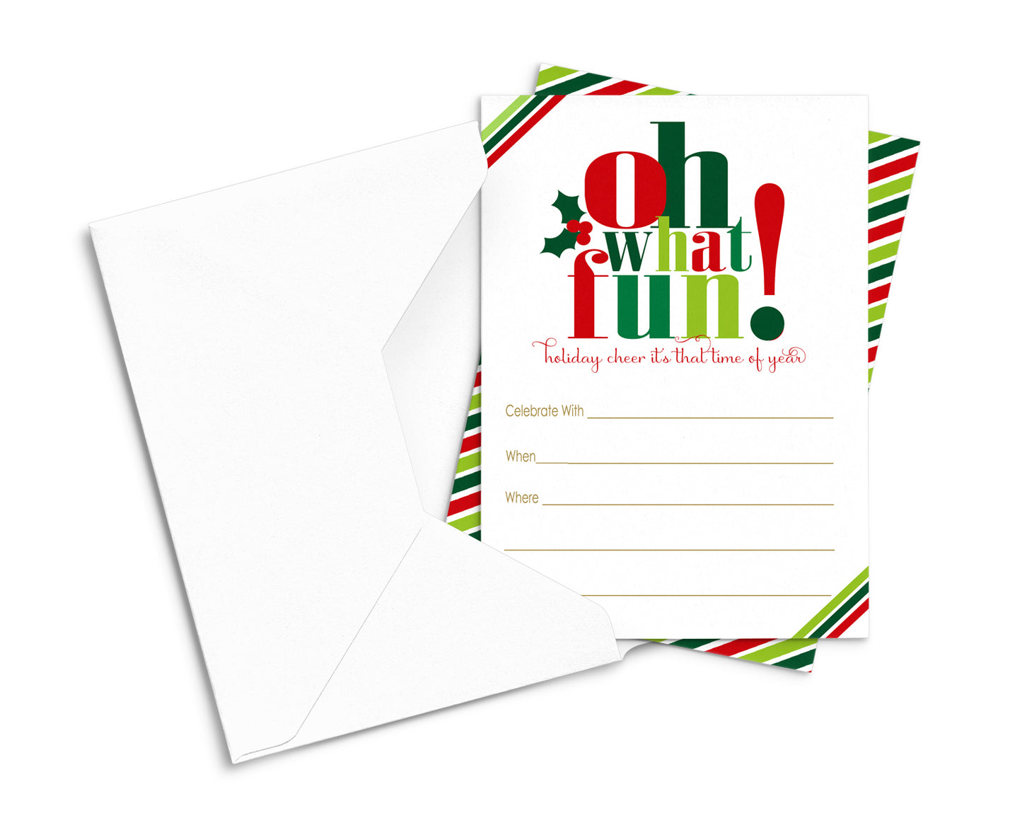 blank christmas party invitations