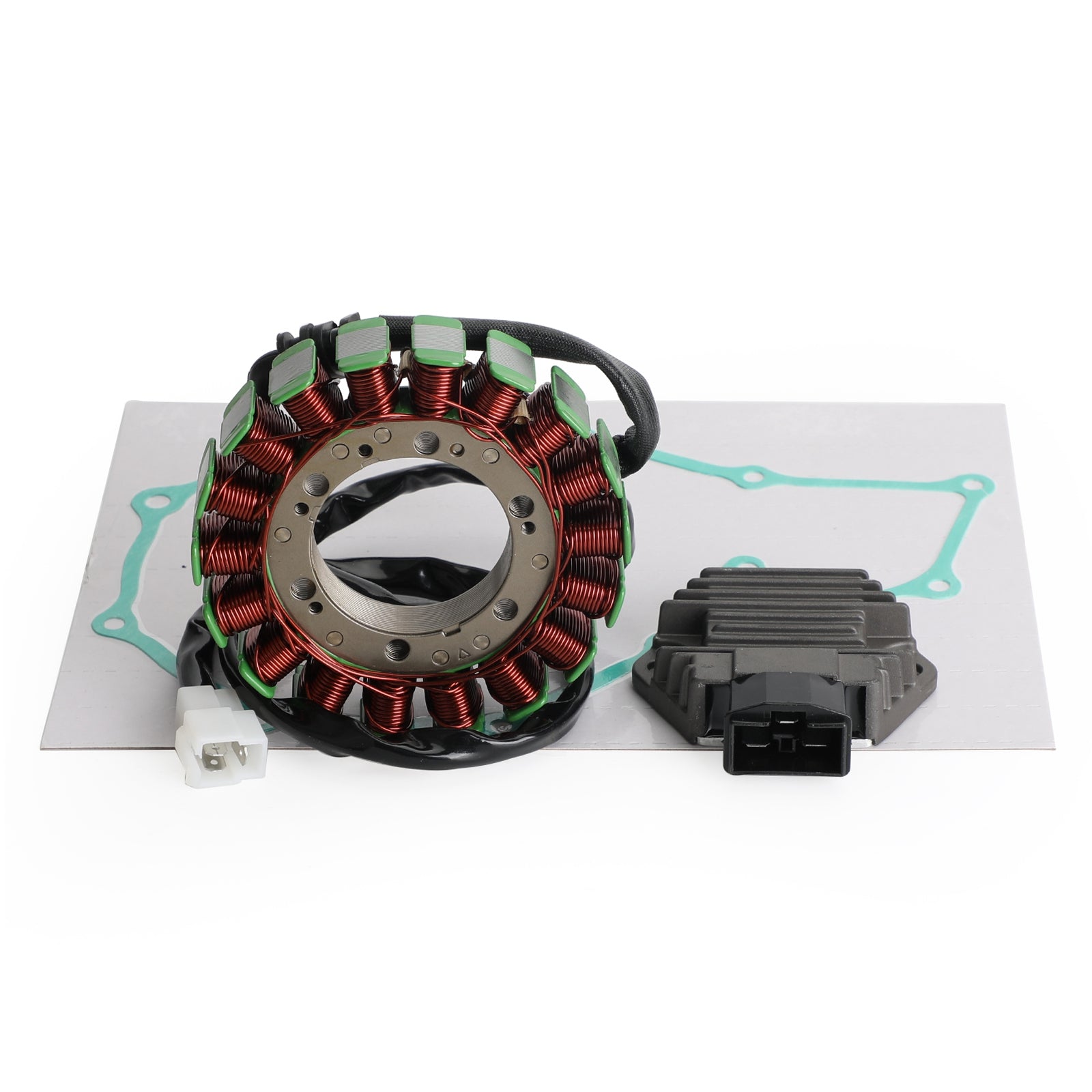 Magneto-Stator + Spannungsgleichrichter + Dichtung für Honda VT750 C C2 Shadow ACE 01–03 Generisch