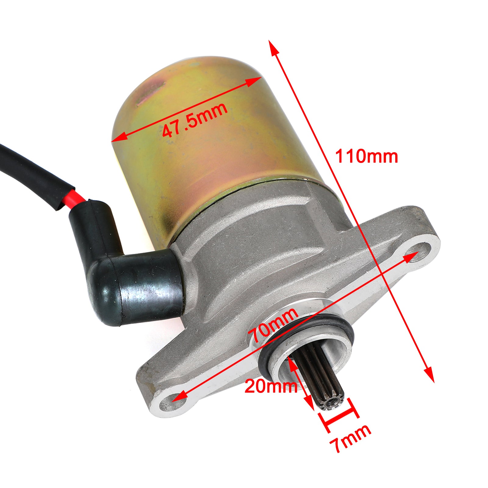 49CC 50CC SCOOTER MOPED ATV STARTER FOR TAOTAO SUNL ROKETA WITH GY6 139QMB MOTOR Generic