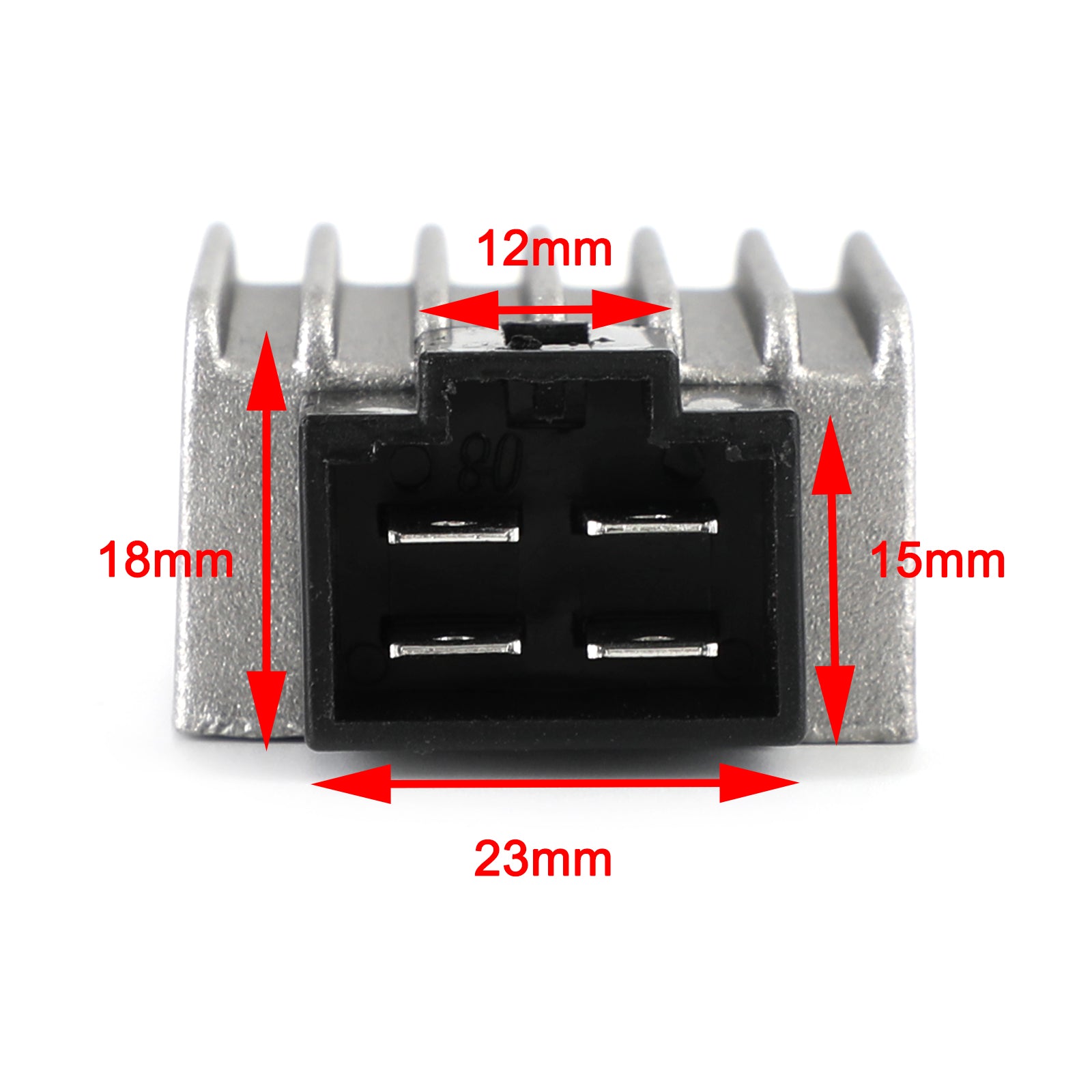 Raddrizzatore regolatore di tensione 12v 4pin per GY6 QMB139 50cc-150cc Scooter ciclomotore ATV generico