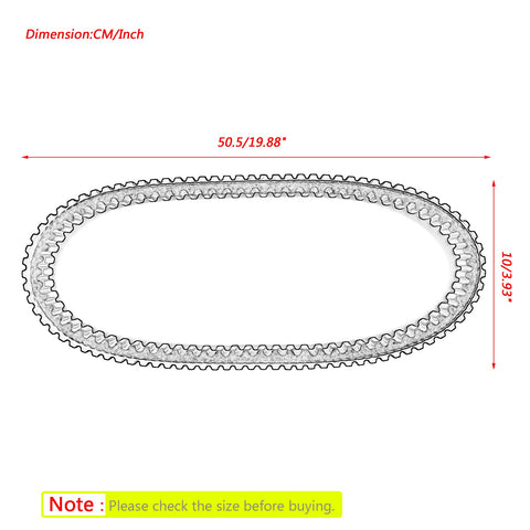 Cinghia di trasmissione Cinghia di Trasmissione Adatta Per Yamaha SRS10 SW10 Sidewinder SRX 2019 Sidewinder XTX 2017-2019 SR10/ SRV10 SR Viper 2014