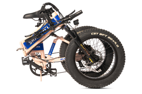Electric Folding Fat Tire Bike With Dual-Suspension