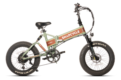 Electric Folding Fat Tire Bike With Dual-Suspension