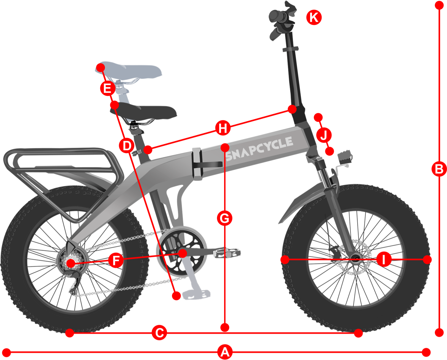 S1 Ebike Dimension