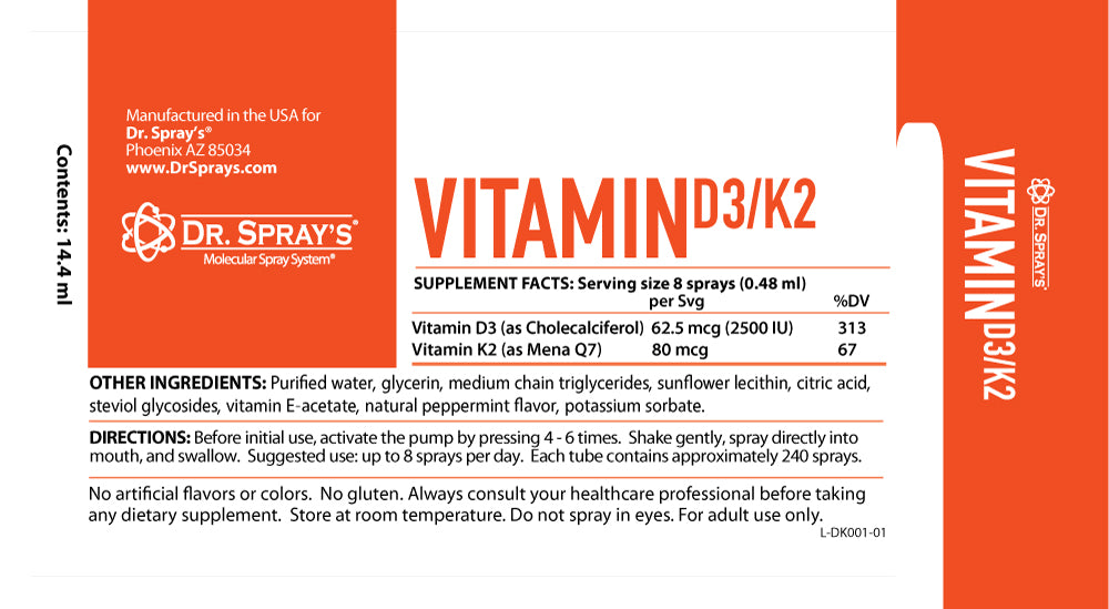 VITAMIN D3/K2 Spray