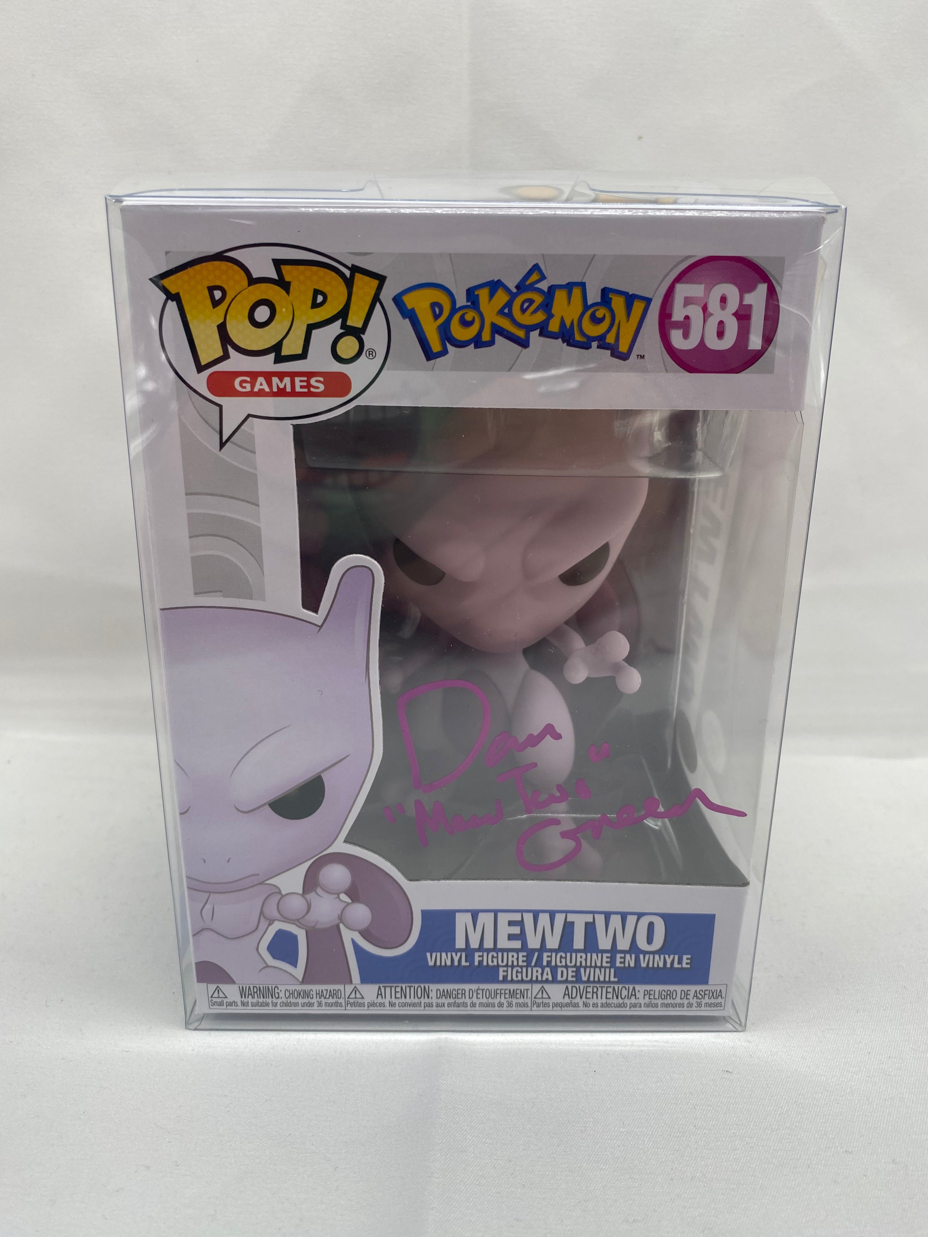 Pop! Mewtwo Signed By Dan Green