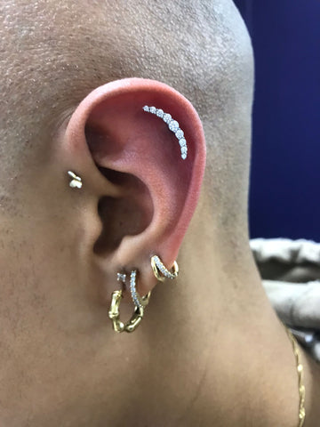 ear piercings helix ring