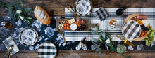 Load image into Gallery viewer, Gingham Farm Plaid Table Runner
