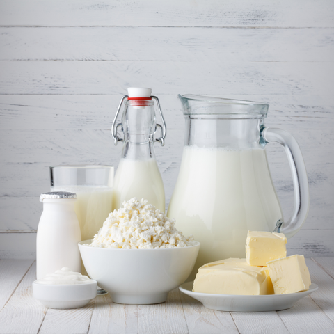 productos lácteos y derivados de plantas sin envase plástico