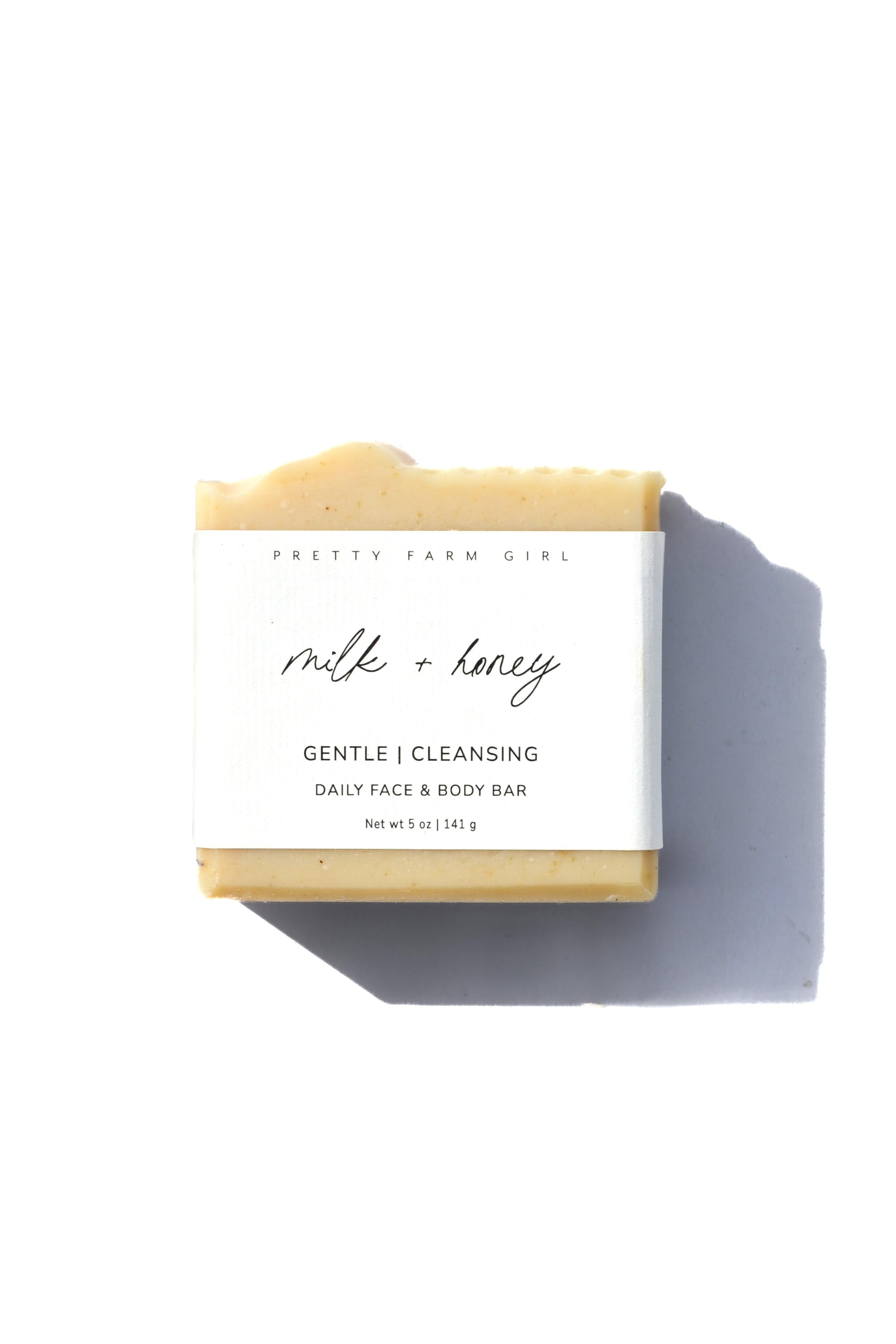 Product image for Milk + Honey Fragrance Free Handmade Tallow and Goat Milk Soap Bar