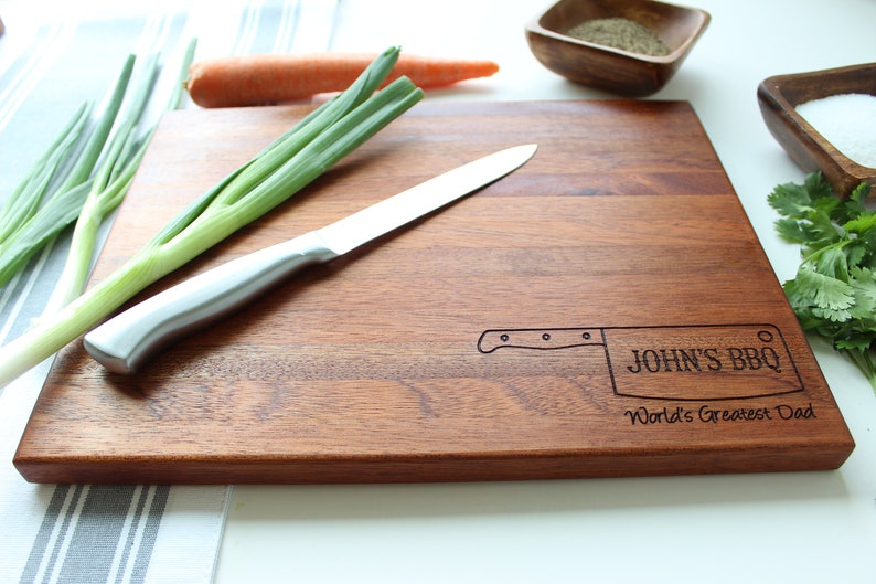 Personalized Cutting Board For Dad, Fathers Day Gifts From Kids Grill –  BellaCuttery