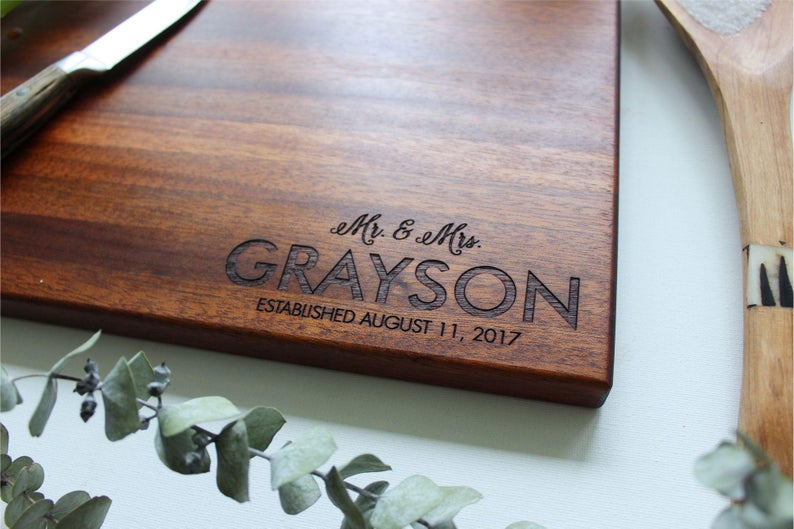 Personalized Cutting Board Mothers Day or Christmas Gift for Mom - Sugar  Tree Gallery