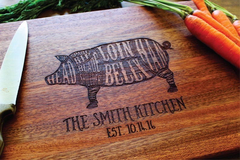 Funny Cook Cutting Board, Custom Engraved Cutting Board, Personalized –  Stamp Out