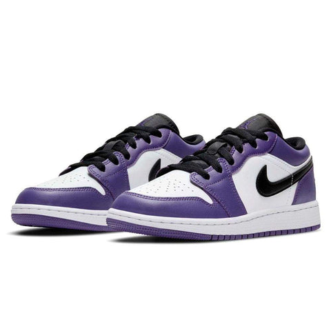 court purple jordan 1 low gs