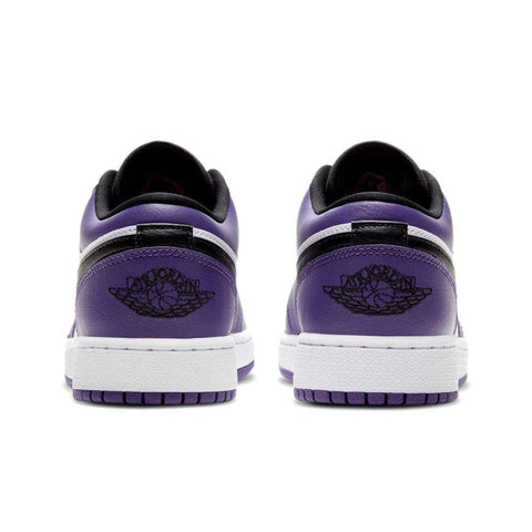 Air Jordan 1 Low Court Purple White Thekickzplugldn