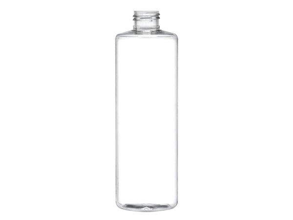 6 oz. (180 ml) Clear 43 MM Cylinder Round PET Plastic Bottle