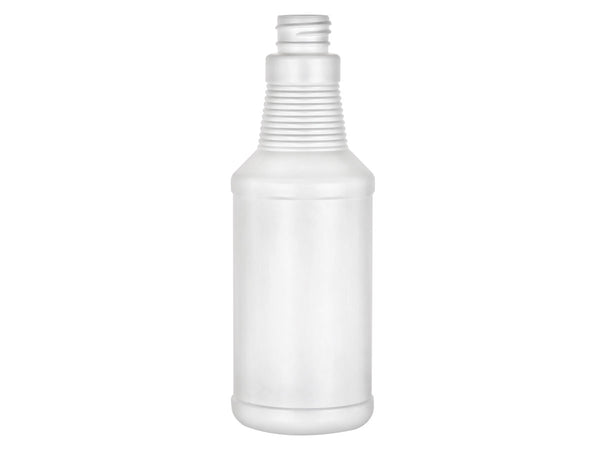 16 oz CLEAR glass bottle with 28-400 neck finish with Black Trigger Sprayer