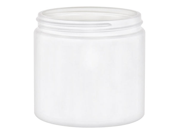 12 oz clear PET plastic single wall jar with 89-400 neck finish, 25 Pack  (12 oz, Gold)