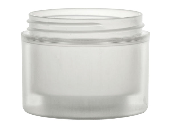 Clear Glass Tall Jars, 8oz, 58-400 neck finish, No Caps, case/24