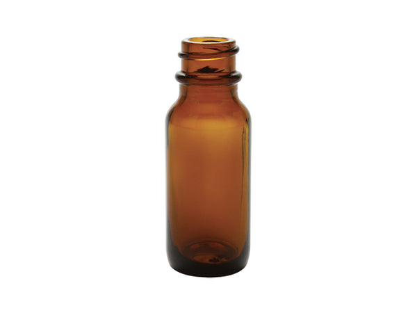 2 oz. Clear Boston Round Glass Bottle, 20mm 20-400