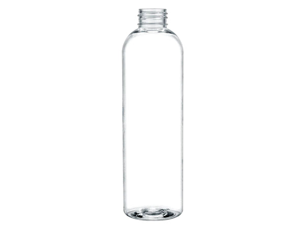 2 oz Clear PET Plastic Bullet Round Bottle - 20-410 Neck Finish