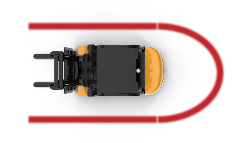 forklift arc safety light