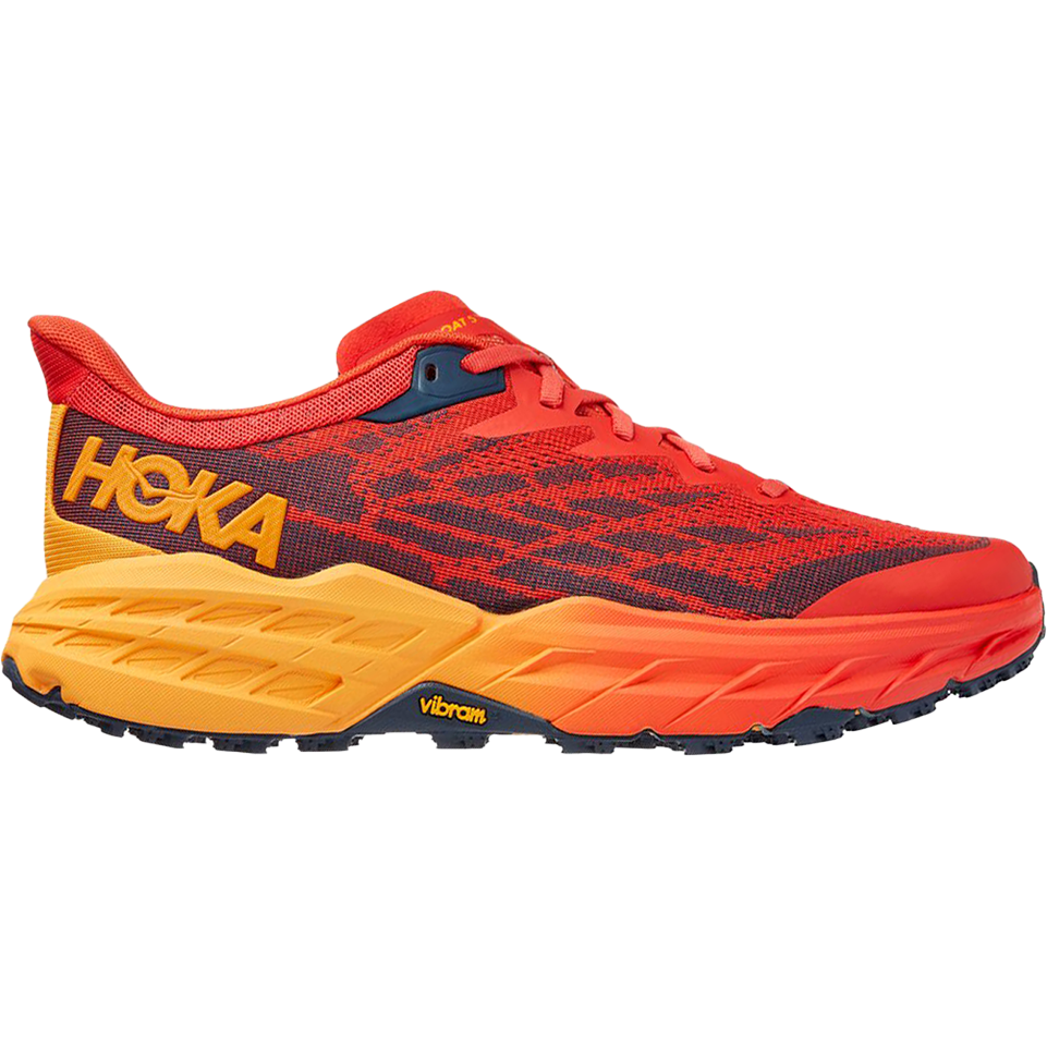 Hoka Zapatillas Running Hombre - Speedgoat 5 Wide - castlerock / flame