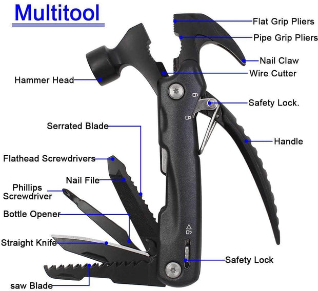 Mutitool Camping and Outdoor Survival Gear