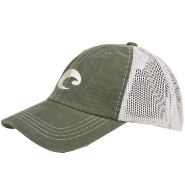 Costa® Medallion Trucker Hat - Men's Hats in Moss