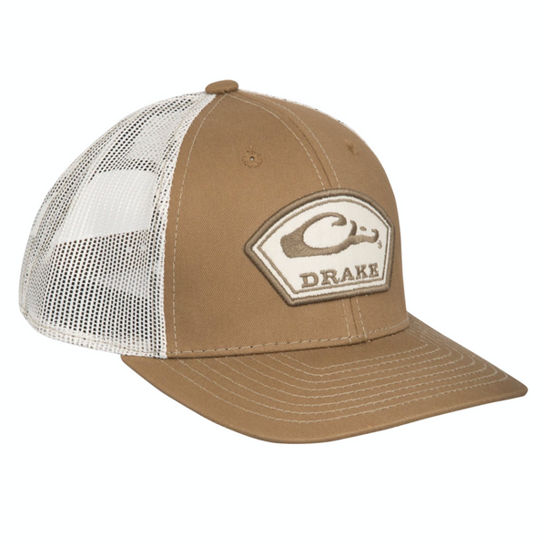 DRAKE SQUARE PATCH MESH BACK CAP - DH3060 – The Country Connection