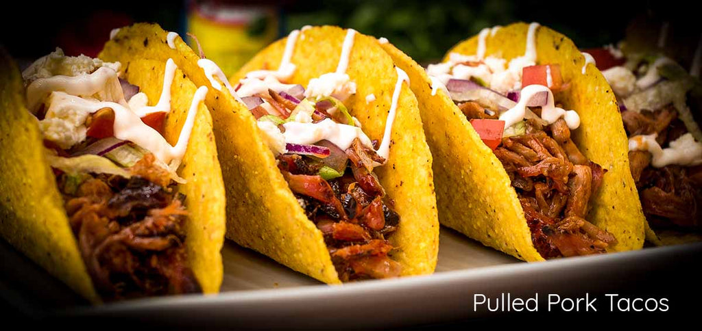 Beautiful pulled pork tacos