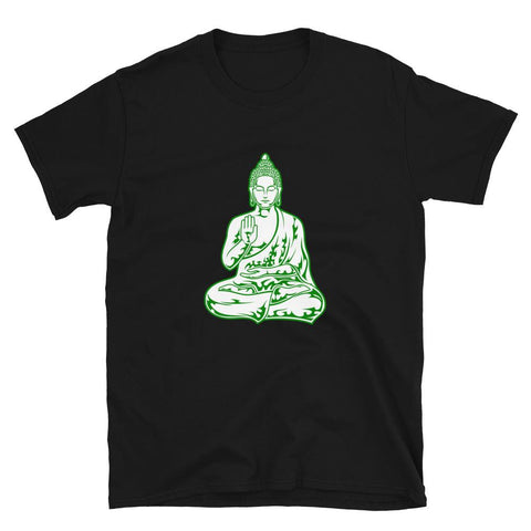 Short-Sleeved Green Protector Buddha T-Shirt