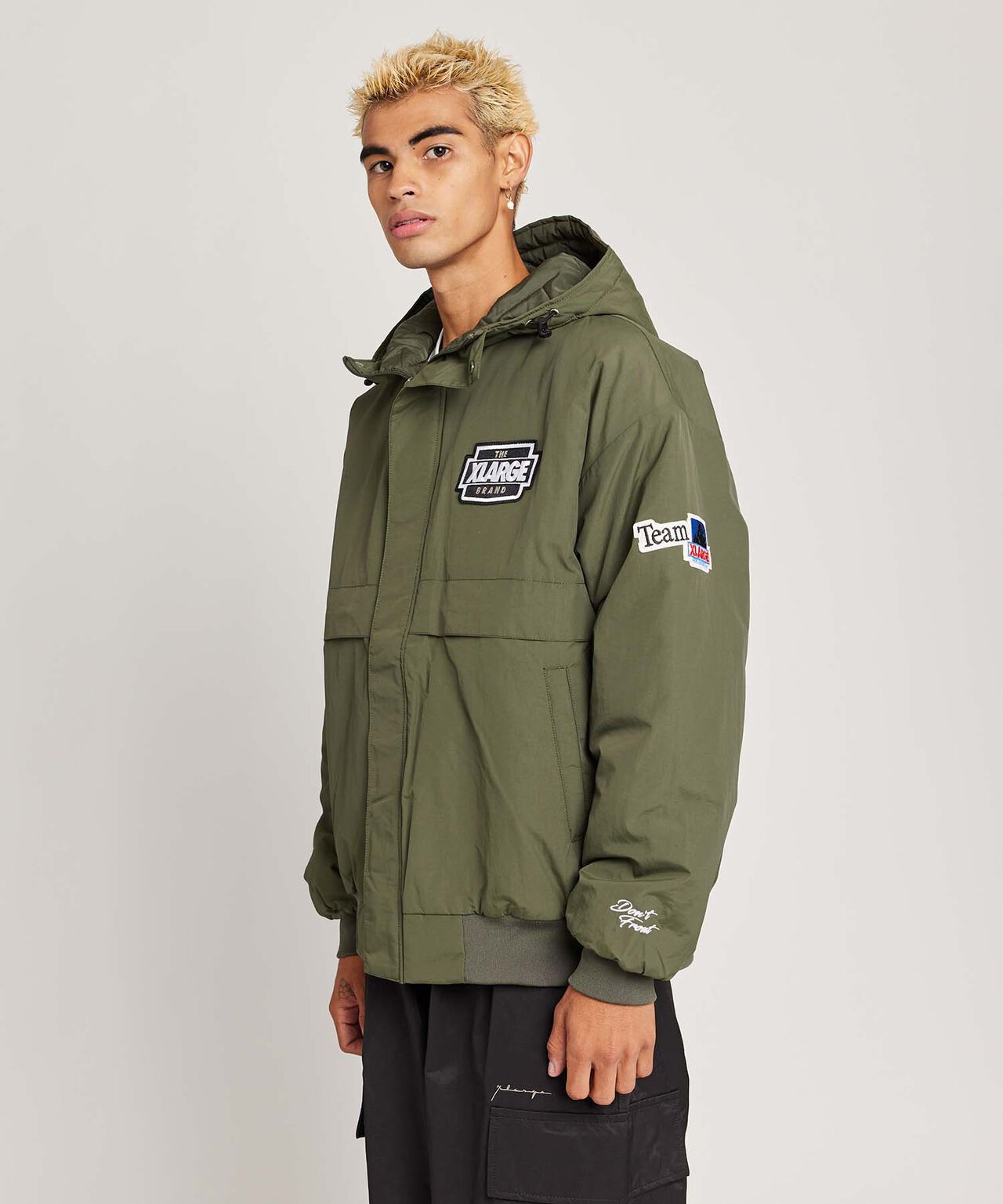 XLarge Nylon Puffer Jacket - Olive