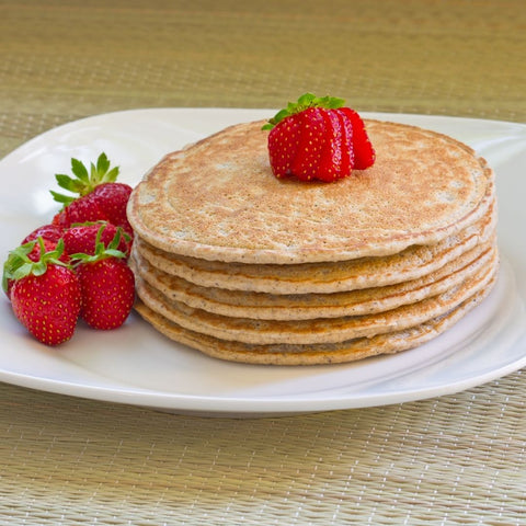keto strawberries pancake
