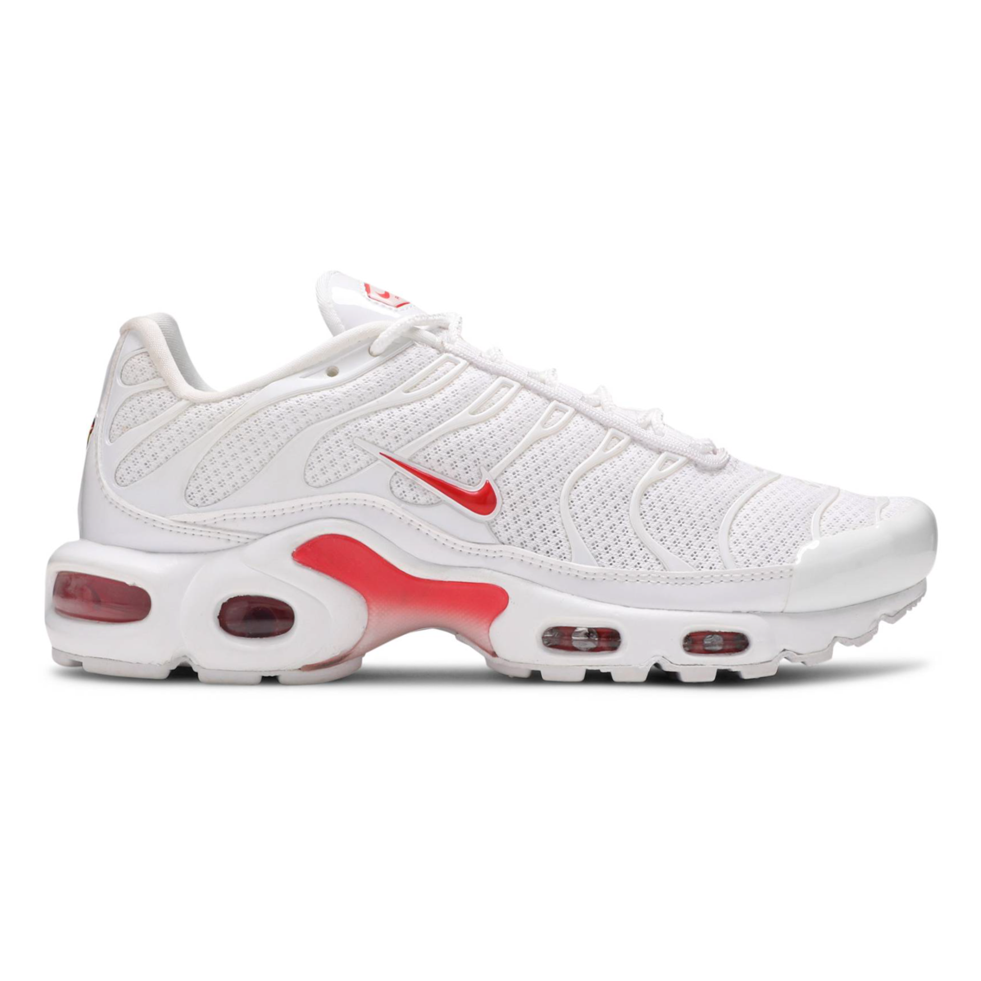 white tns red tick