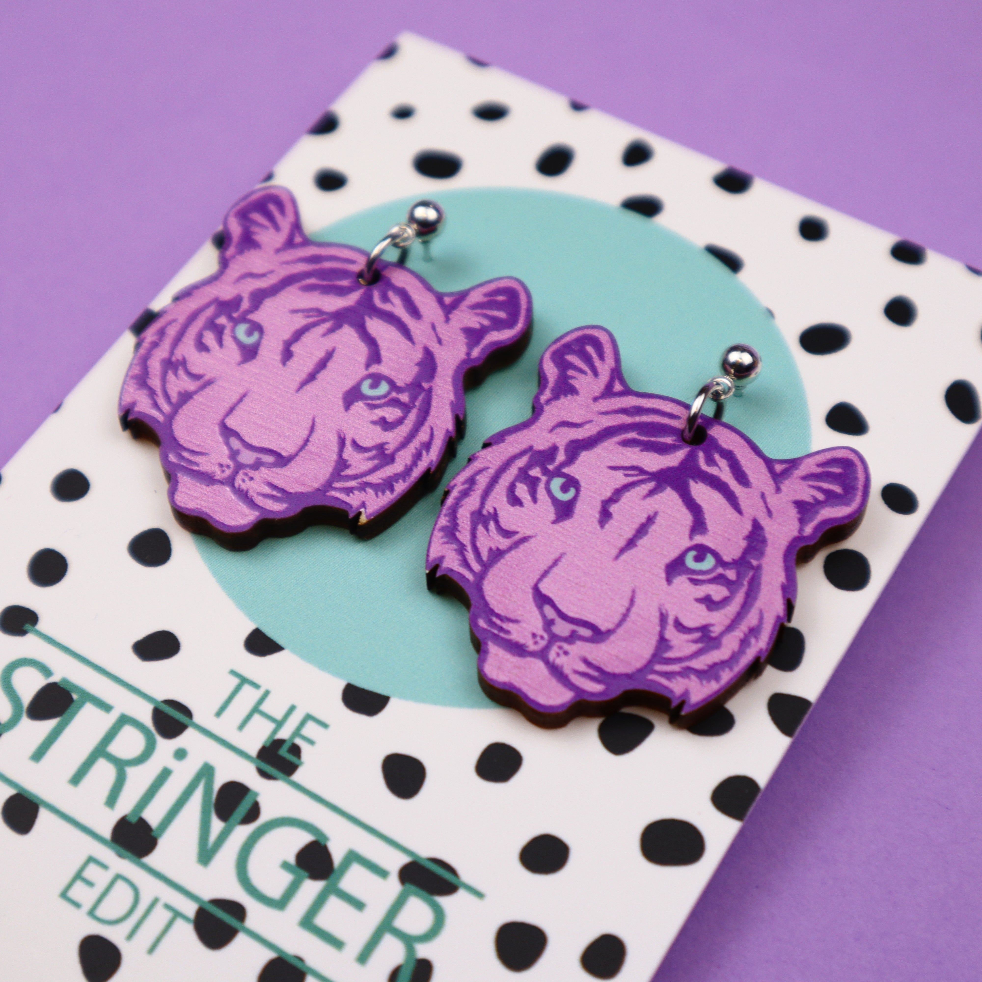 Tiger Earrings